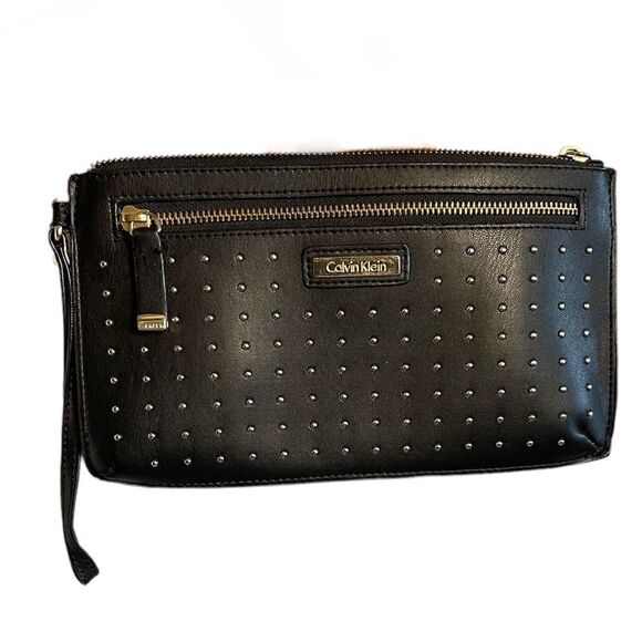 Calvin Klein Studded Clutch/Wristlet - Picture 1 of 12